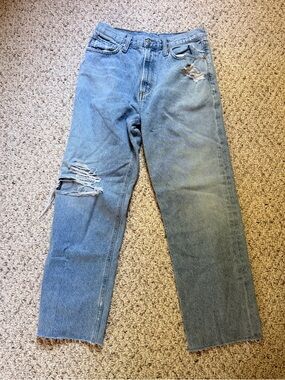 Citizens of Humanity Straight Leg Jeans with Distressing NWOT